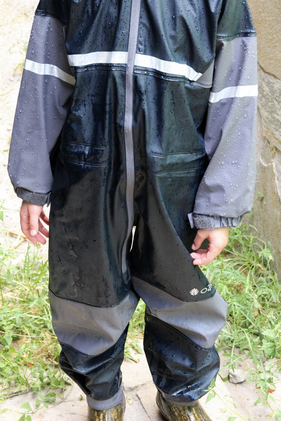 *Preorder* Oaki One - Piece Rain Suit - Navy - Laeta Kids