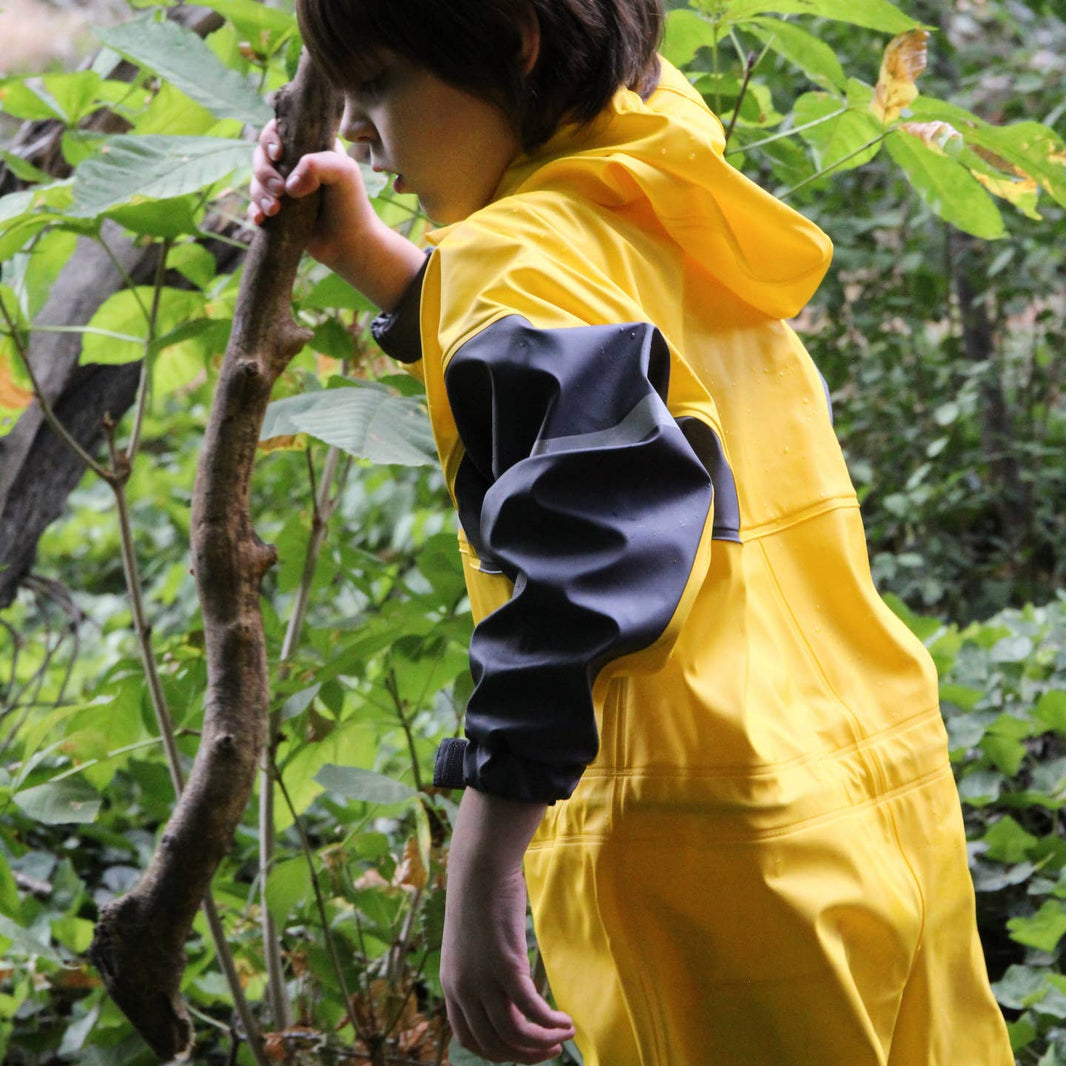 *Preorder* Oaki One - Piece Rain Suit - YELLOW - Laeta Kids