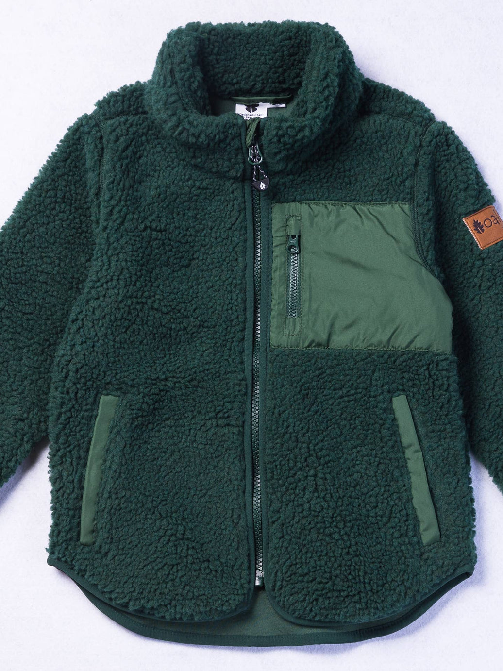 *Preorder* Sherpa Fleece Jacket - Forest Green