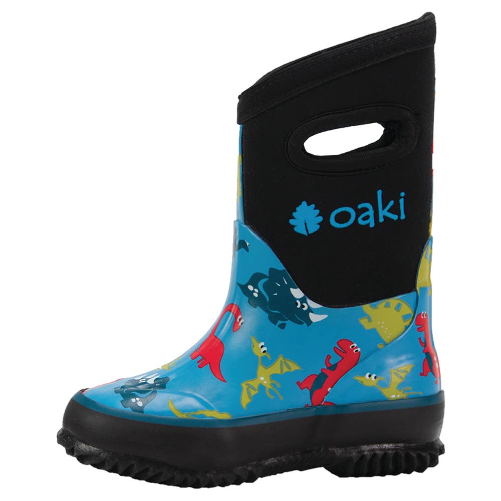 *Preorder* Neoprene Boots Blue Dinosaurs, sizes 10, 12, 1,2,3,4