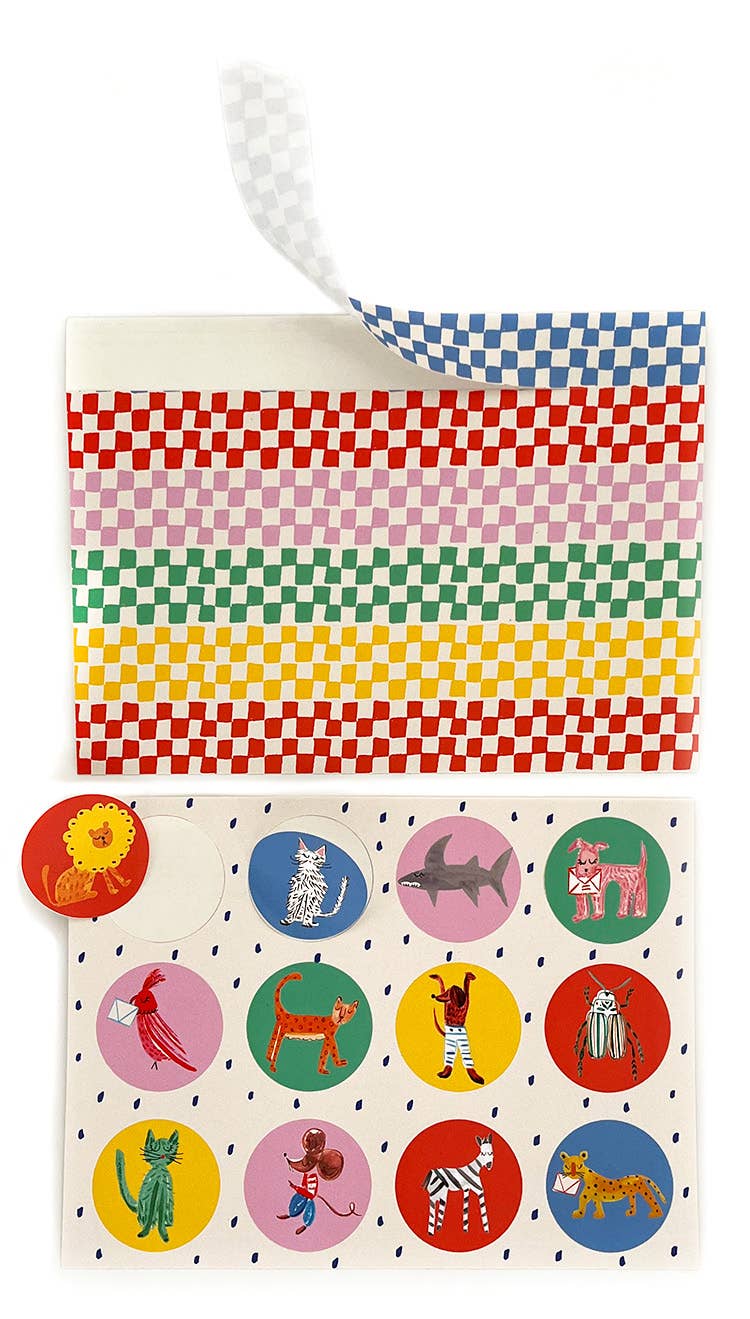 Animal Menagerie Stationery Kit - Laeta Kids