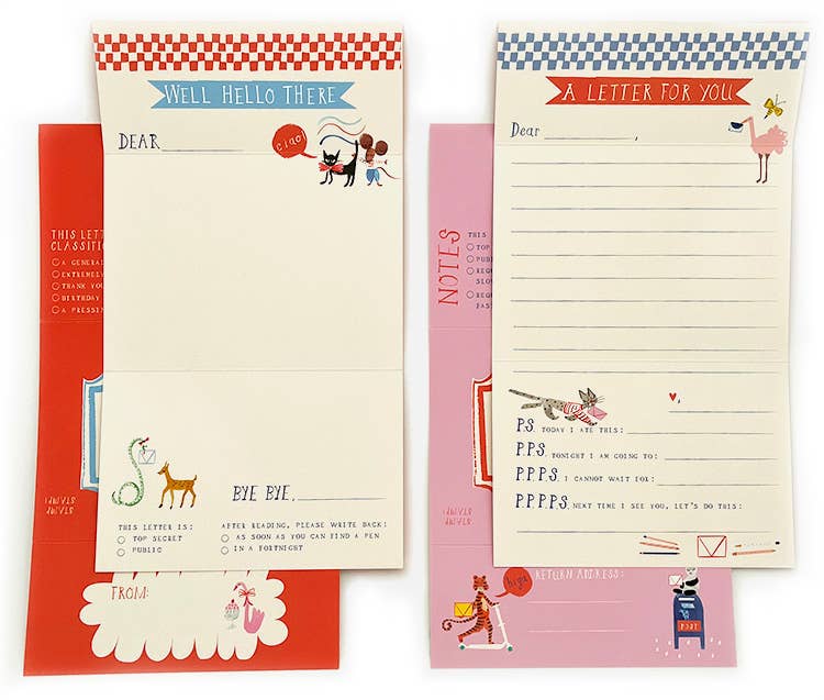 Animal Menagerie Stationery Kit - Laeta Kids
