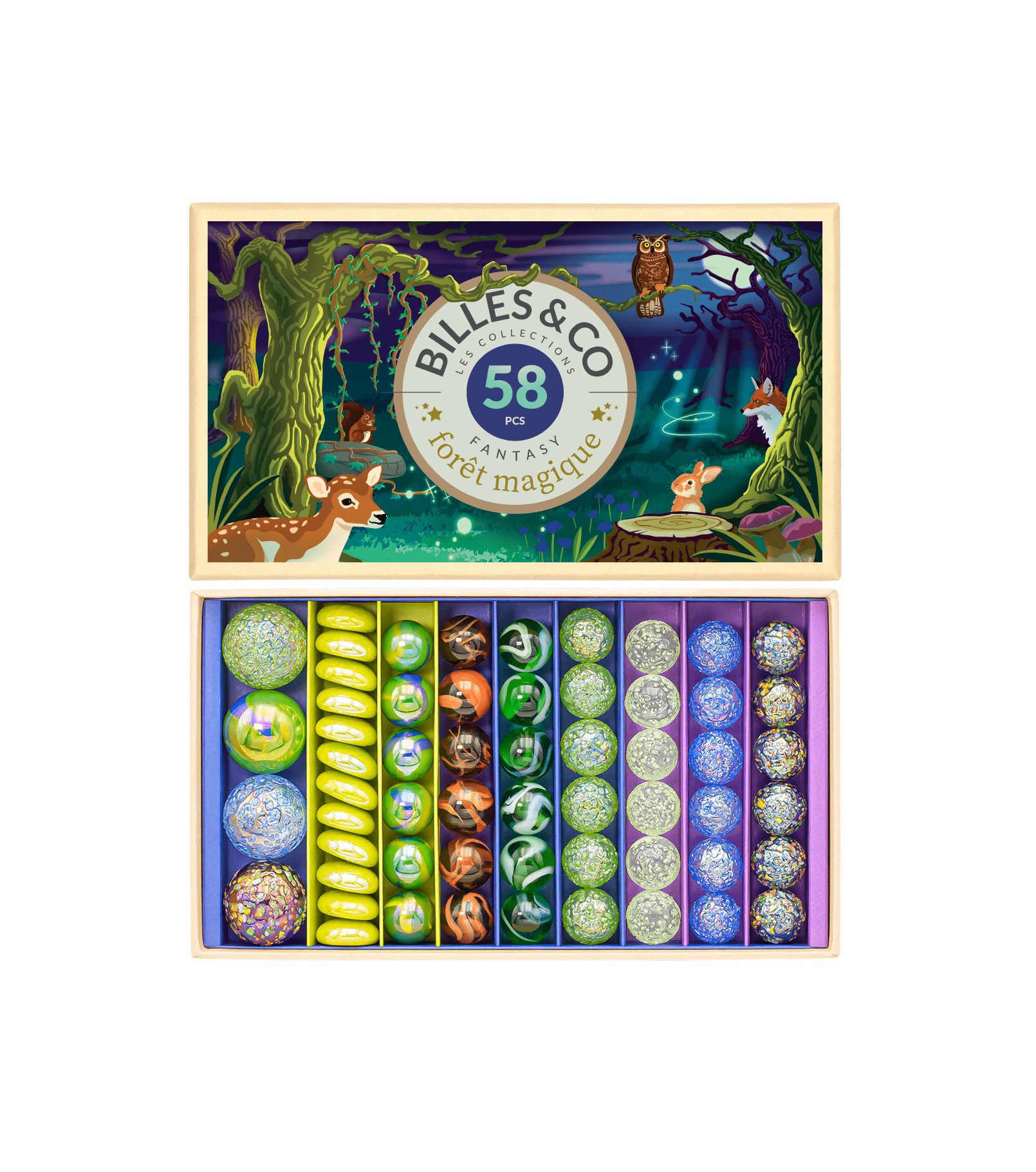 Billes and Co. Marble Set - Forest - Laeta Kids