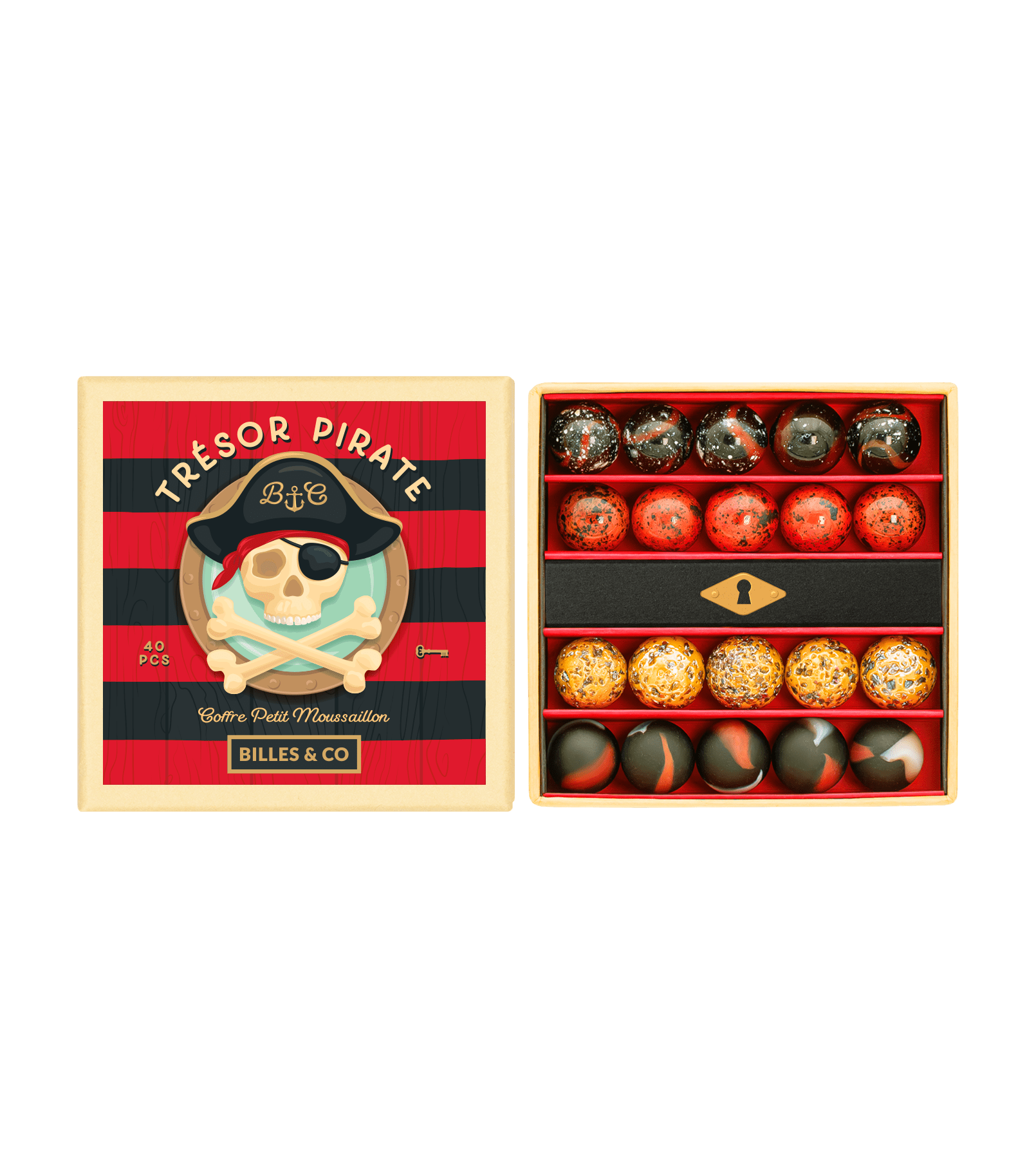 Billes and Co. Marble Set - Mini - Pirate Treasure - Laeta Kids