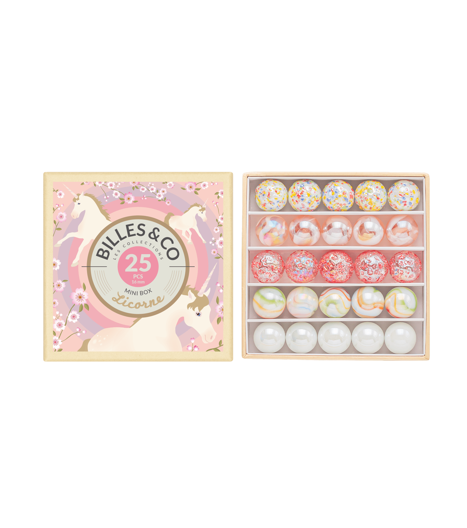 Billes and Co. Marble Set - Mini - Unicorn - Laeta Kids