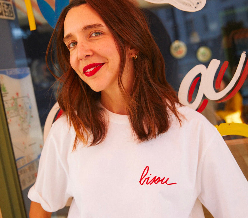 Bisou big kid sweatshirt - unisex (organic cotton) - Laeta Kids