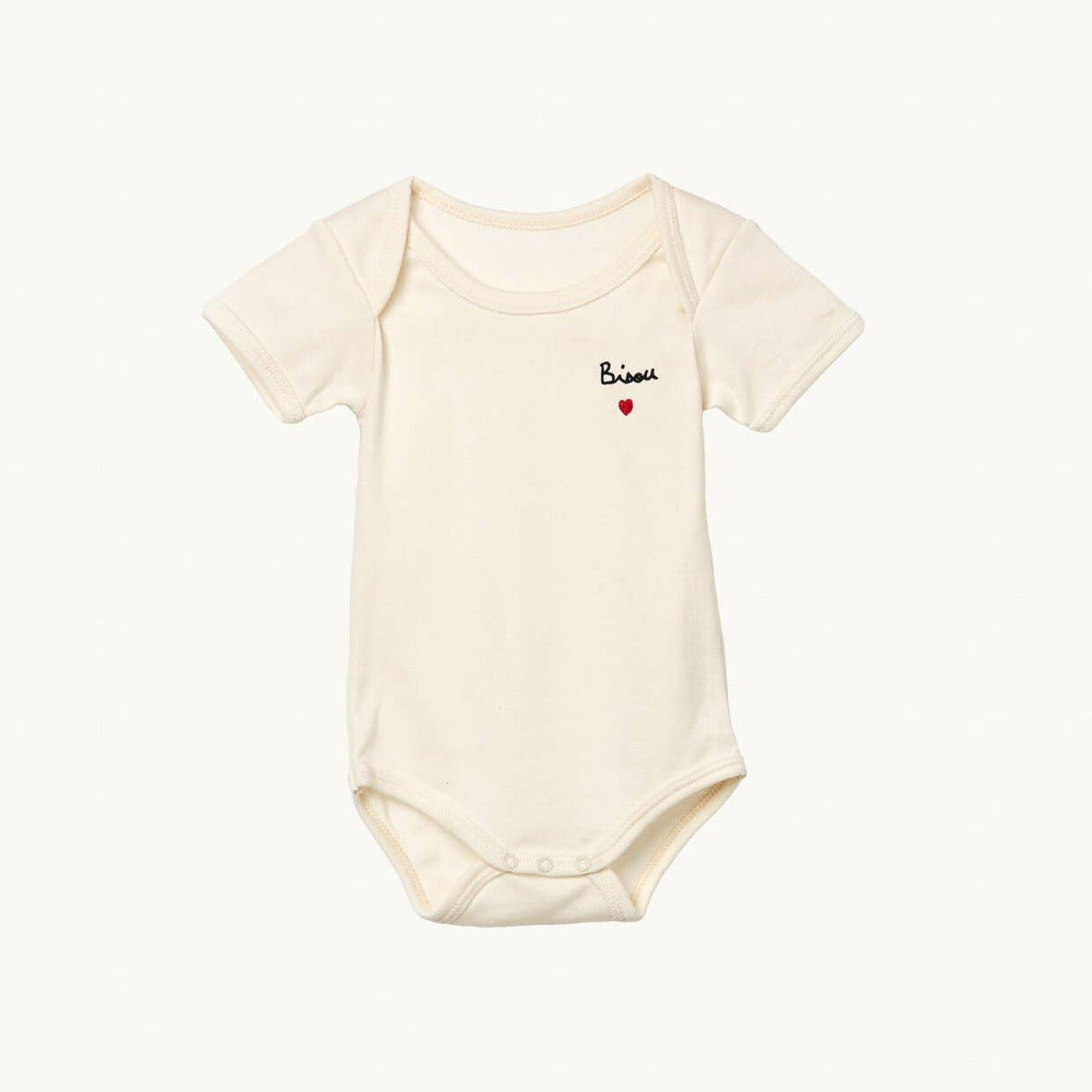 Bisou embroidered bodysuit - Laeta Kids