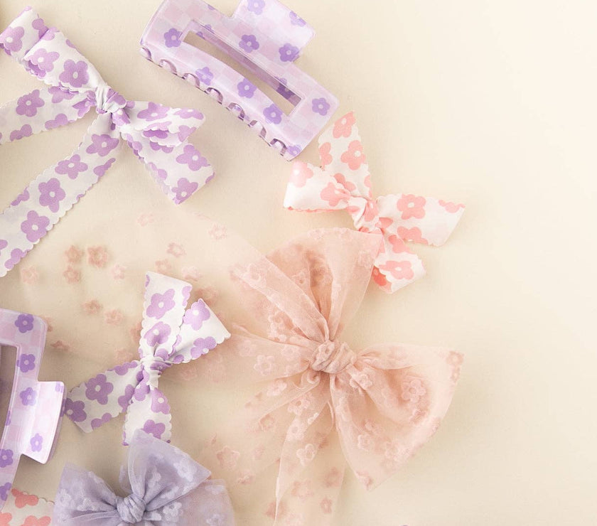 Bloom - Pink | Tulle Statement Bow - Laeta Kids