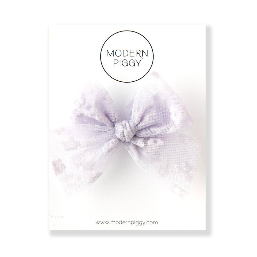 Bloom - Purple | Tulle Bow - Laeta Kids