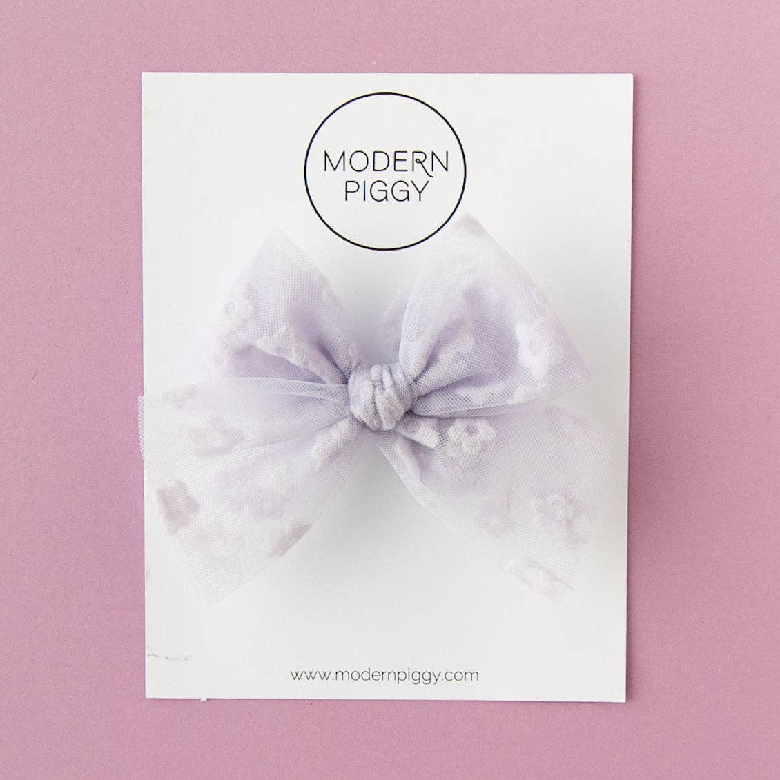 Bloom - Purple | Tulle Bow - Laeta Kids