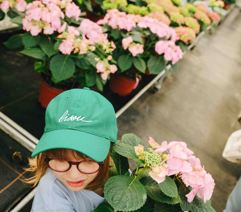 Green Bisou cap - Laeta Kids