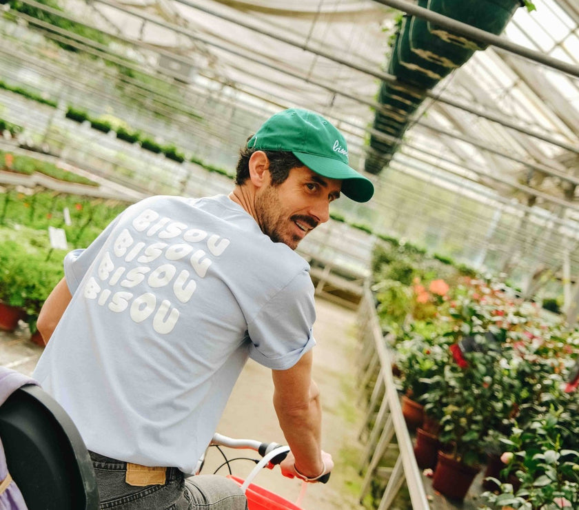 Green Bisou cap - Laeta Kids