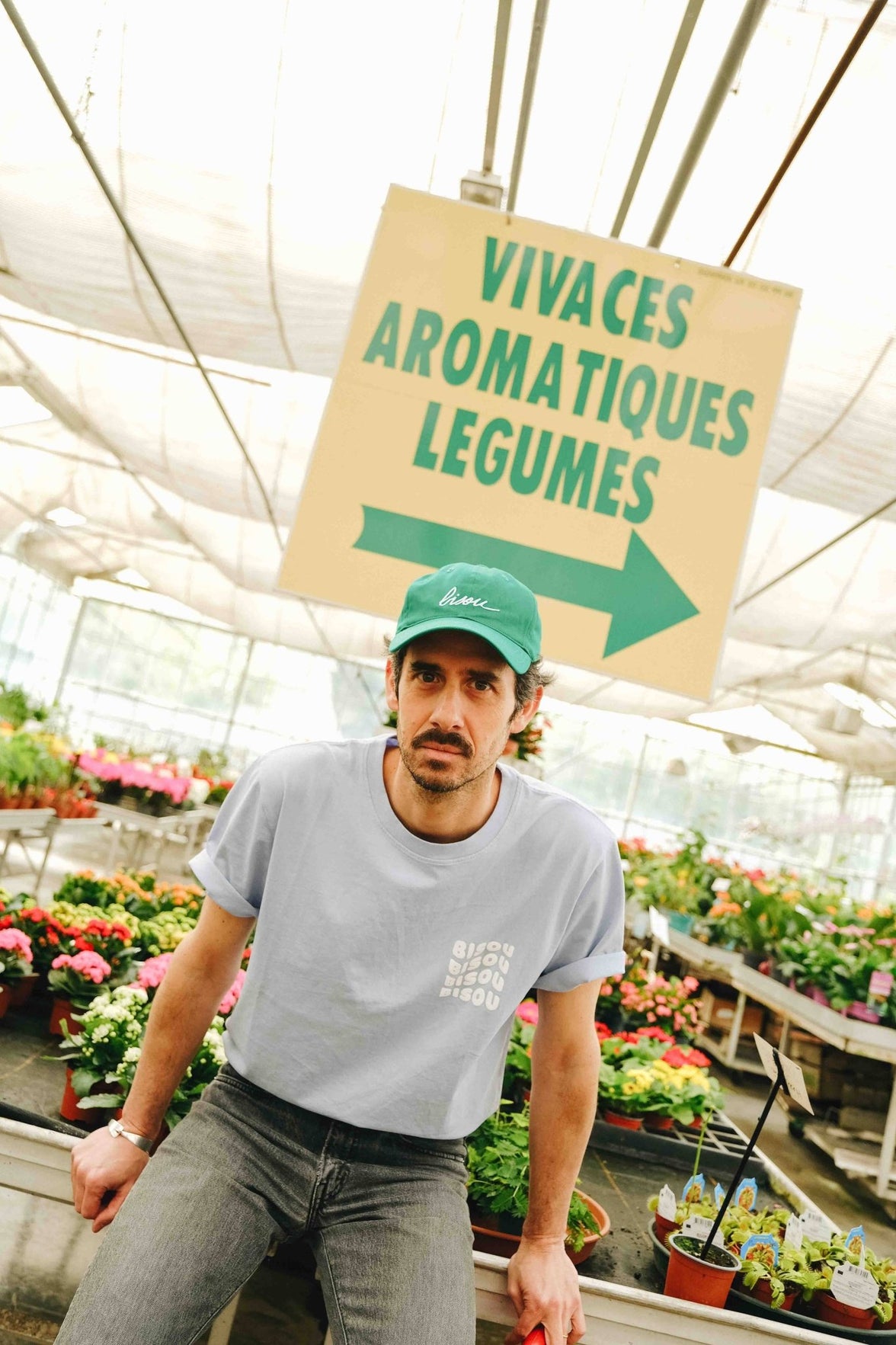 Green Bisou cap - Laeta Kids