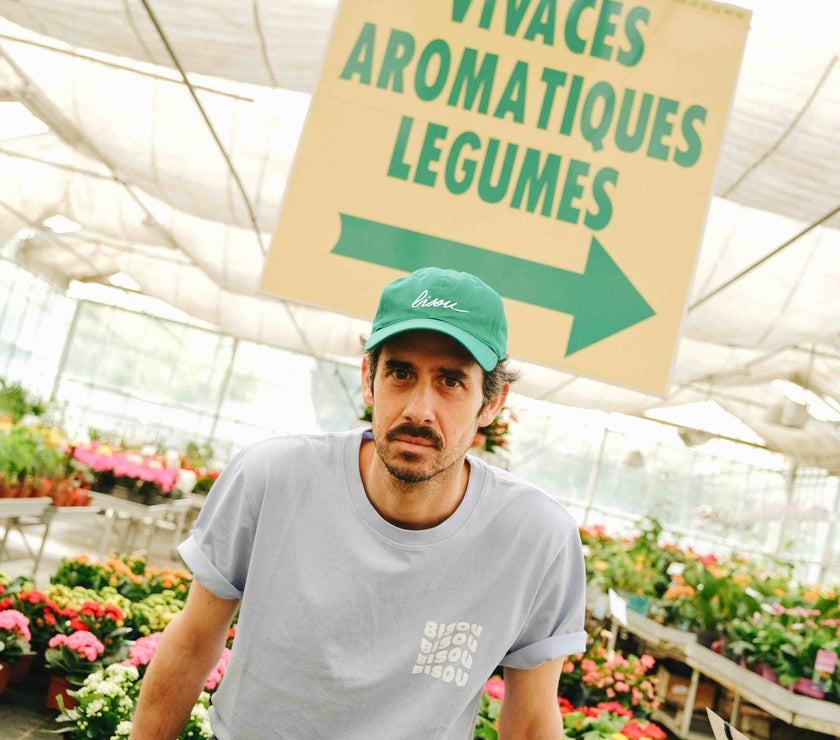 Green Bisou cap - Laeta Kids