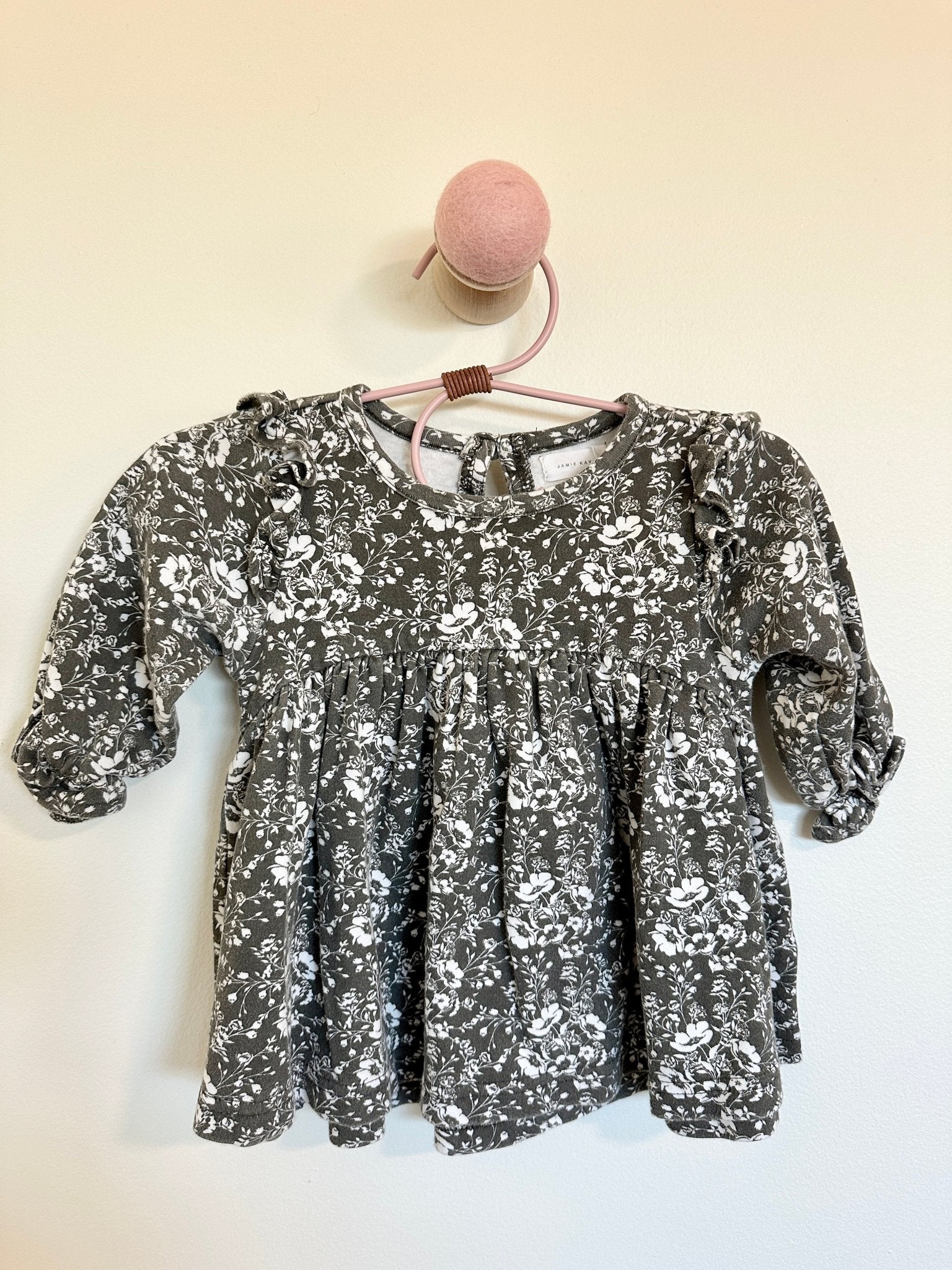 Jamie Kay Gray Floral Dress - Laeta Kids