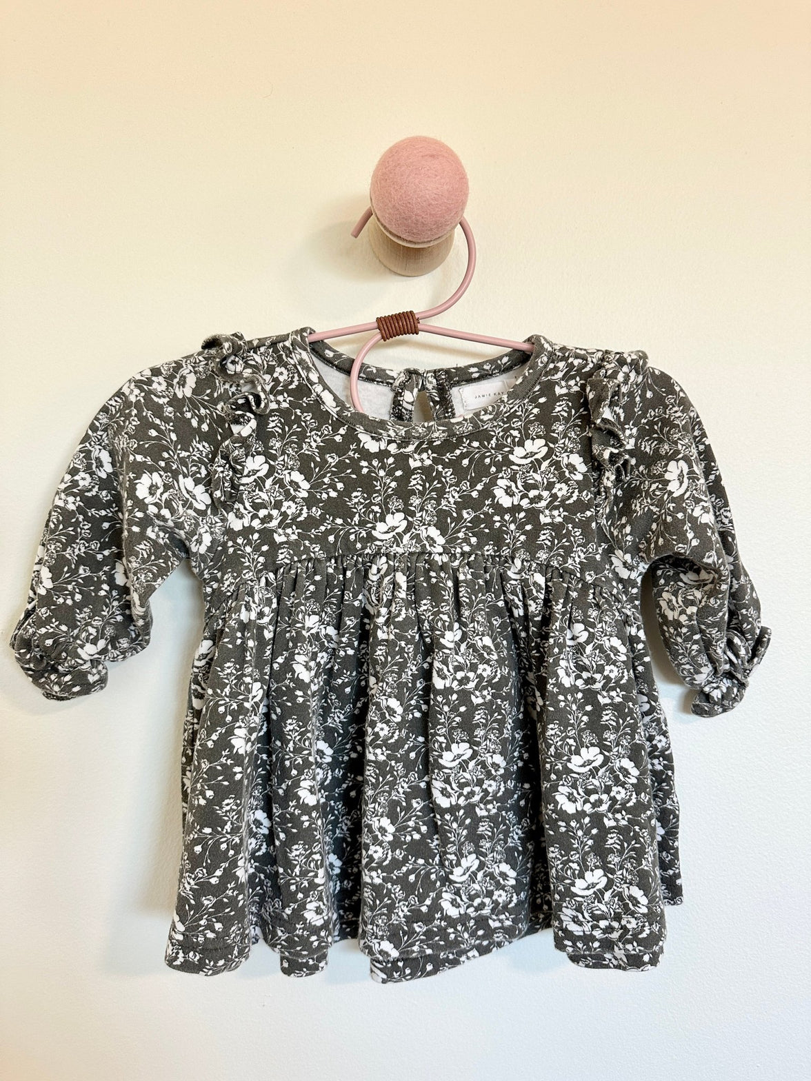 Jamie Kay Gray Floral Dress - Laeta Kids
