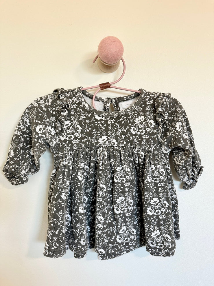 Jamie Kay Gray Floral Dress - Laeta Kids