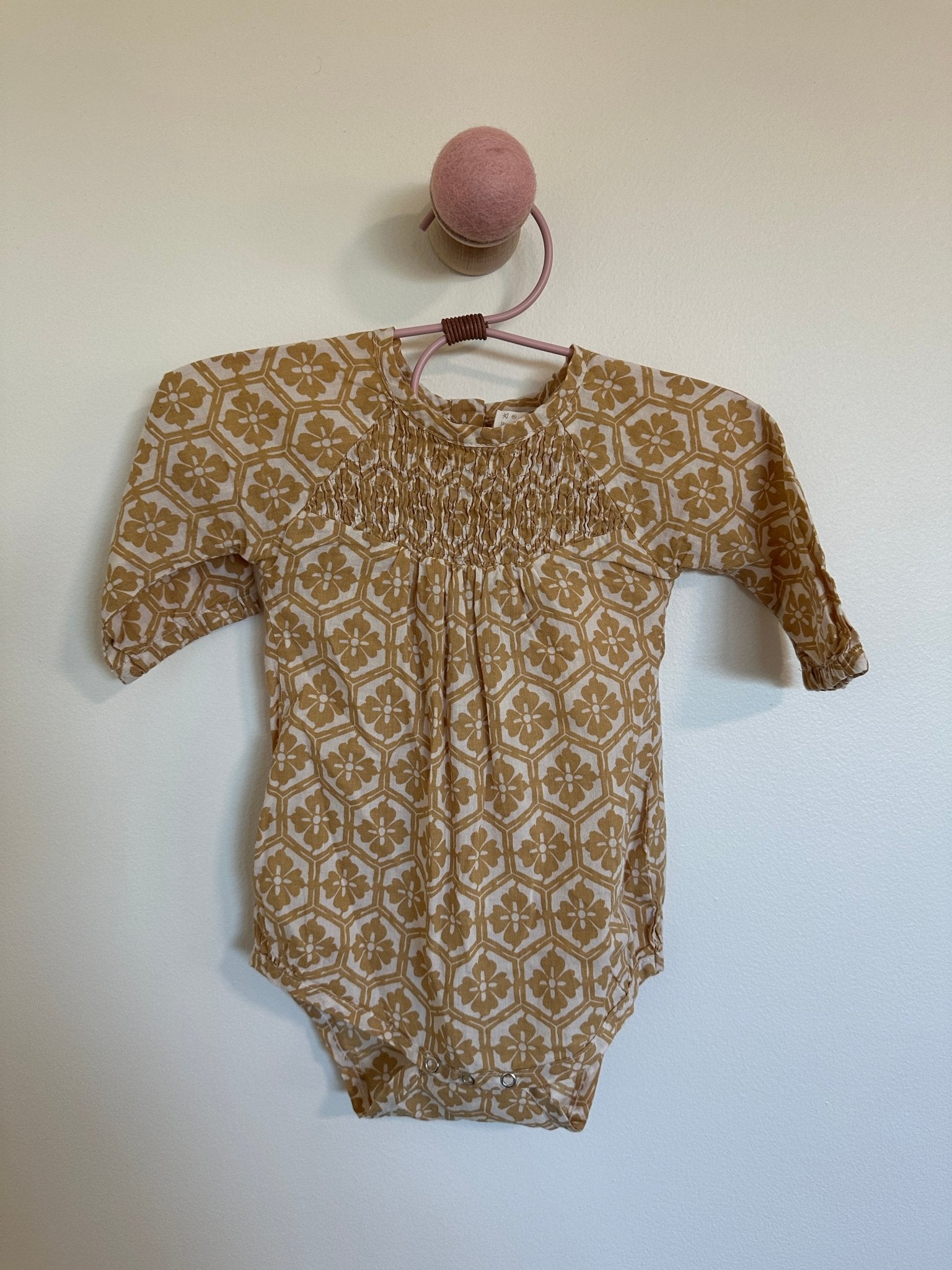 Kate Quinn Gold Bubble Romper - Laeta Kids