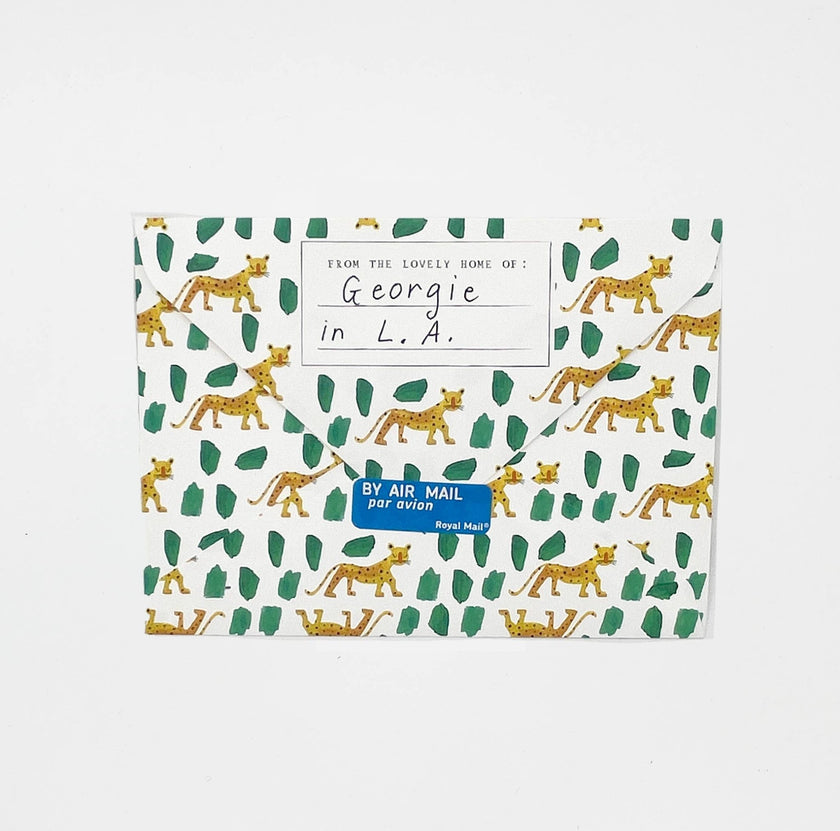 Leopard Patterned Notecards - Laeta Kids