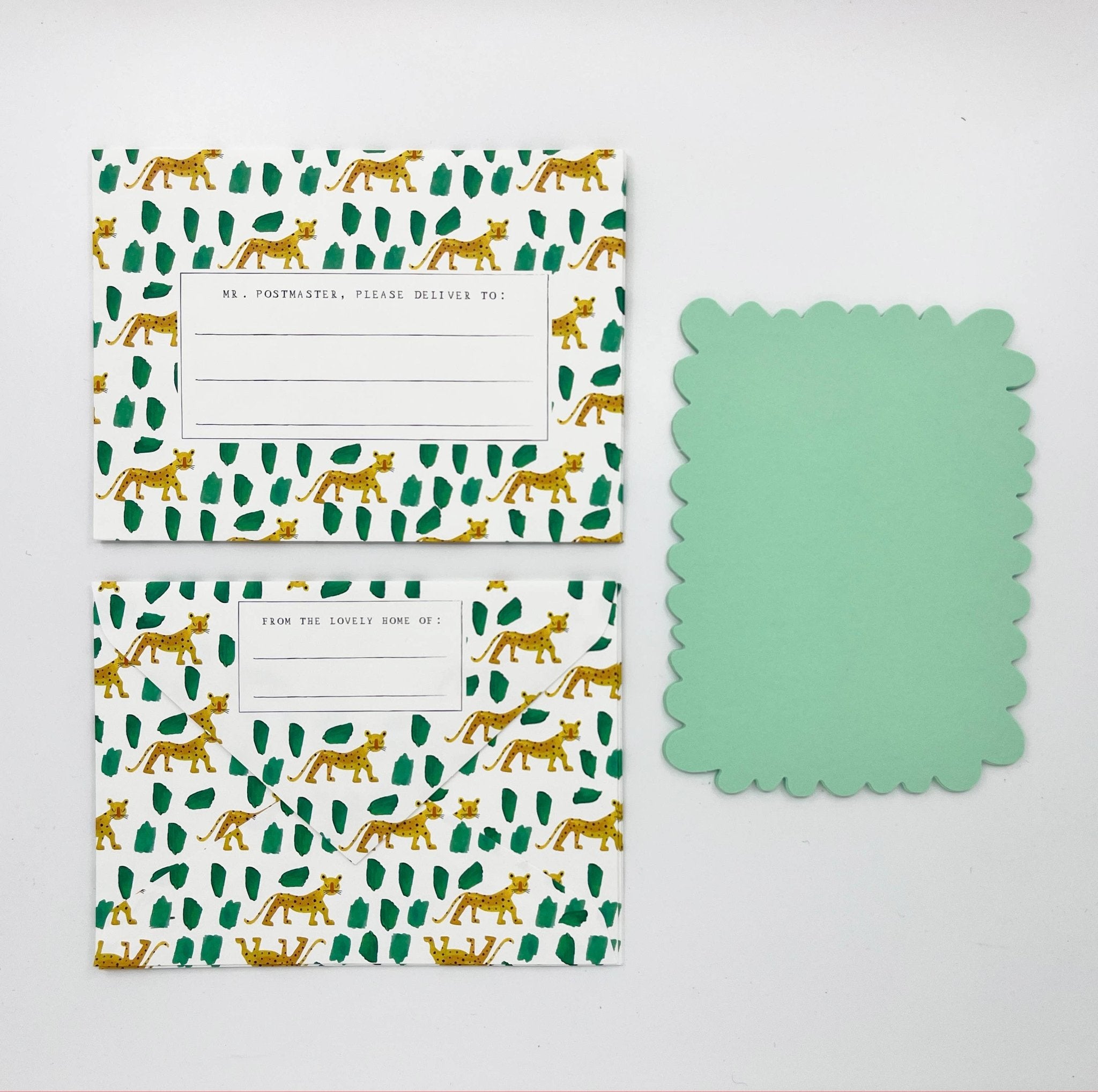 Leopard Patterned Notecards - Laeta Kids