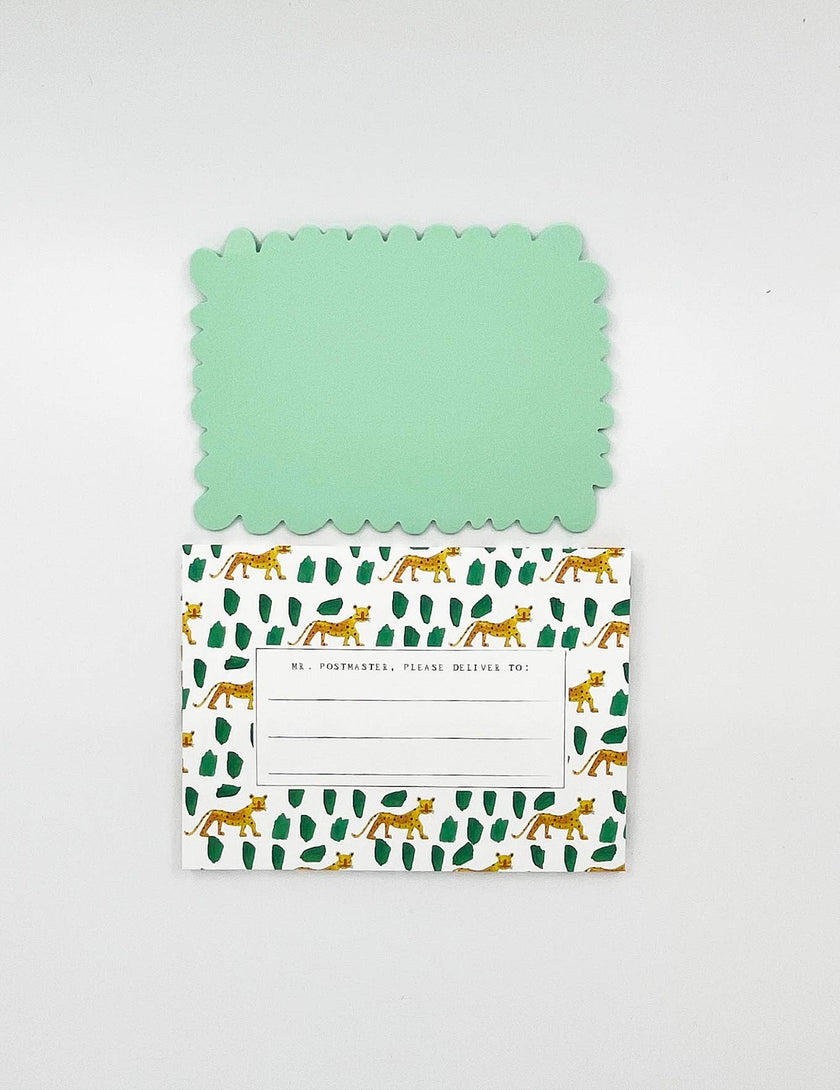Leopard Patterned Notecards - Laeta Kids