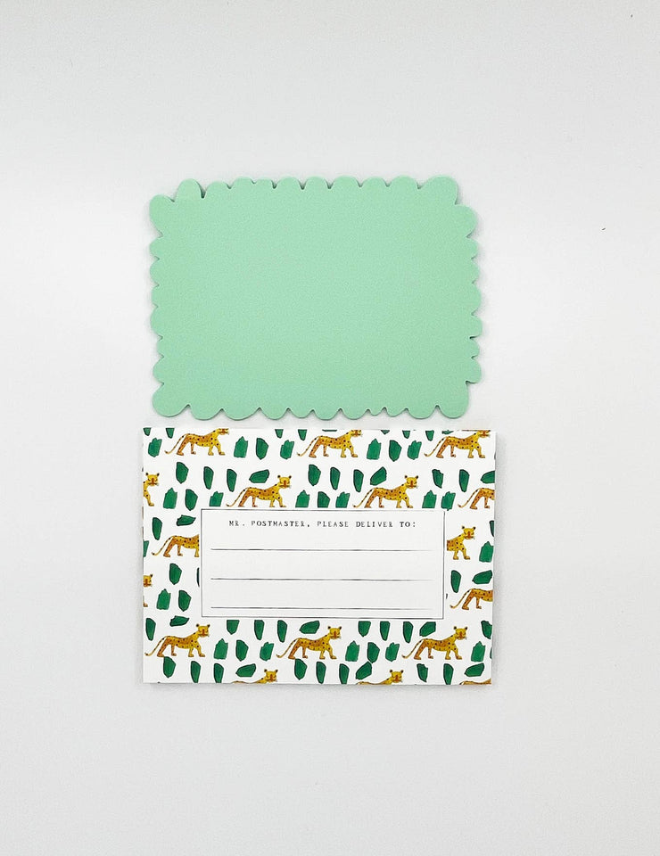 Leopard Patterned Notecards - Laeta Kids