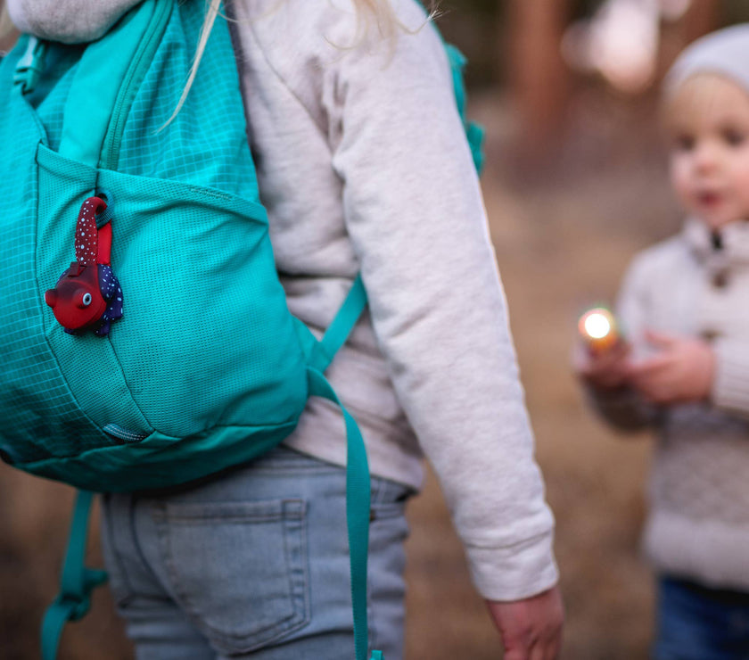 LifeLight Animal Carabiner Flashlight - Red Frog - Laeta Kids