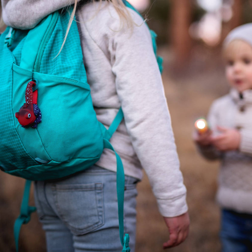 LifeLight Animal Carabiner Flashlight - Red Frog - Laeta Kids