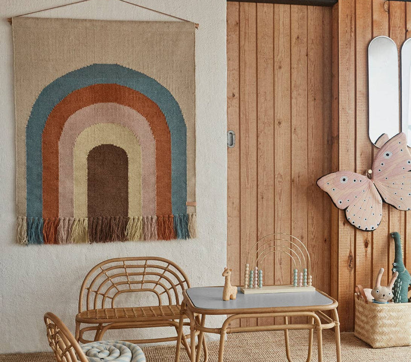 Lollipop Cushion - Blue - Laeta Kids