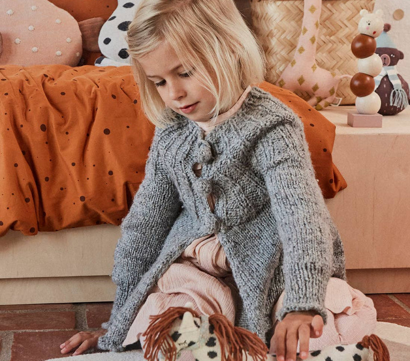 Lollipop Cushion - Blue - Laeta Kids