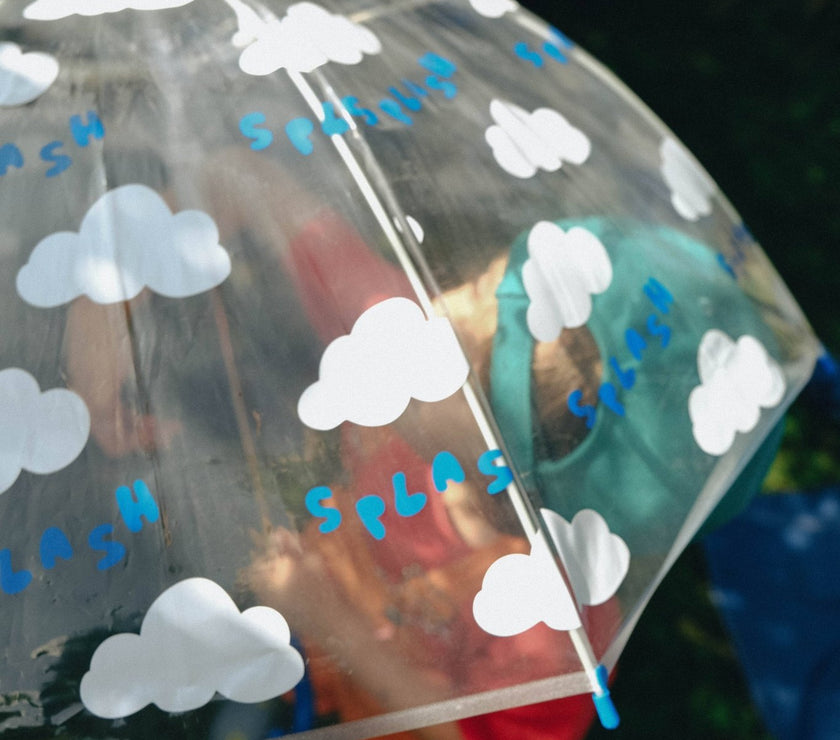 Mathilde Cabanas Blue Cloud Umbrella 🌧️ (Child) - Laeta Kids