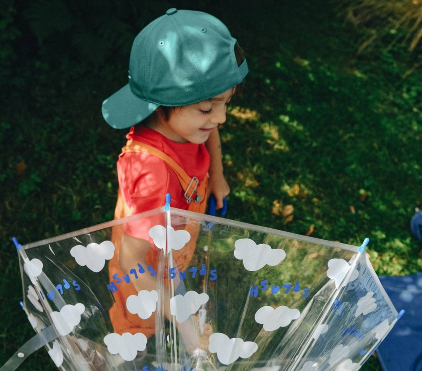 Mathilde Cabanas Blue Cloud Umbrella 🌧️ (Child) - Laeta Kids