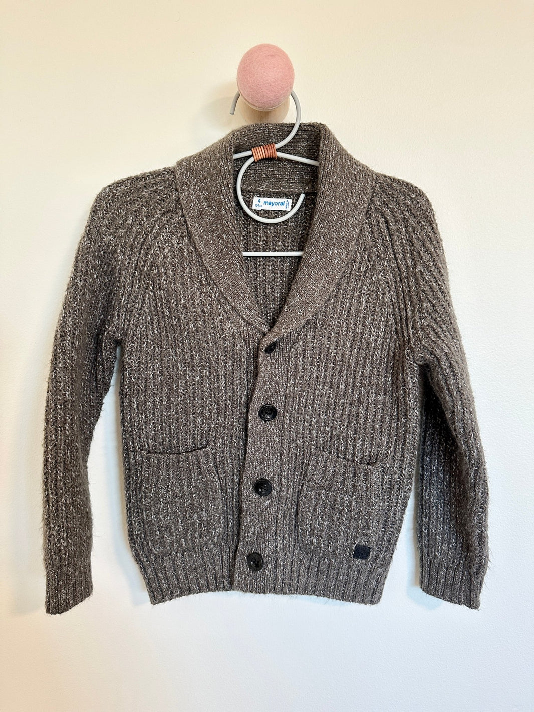Mayoral Brown Knit Cardigan - Laeta Kids
