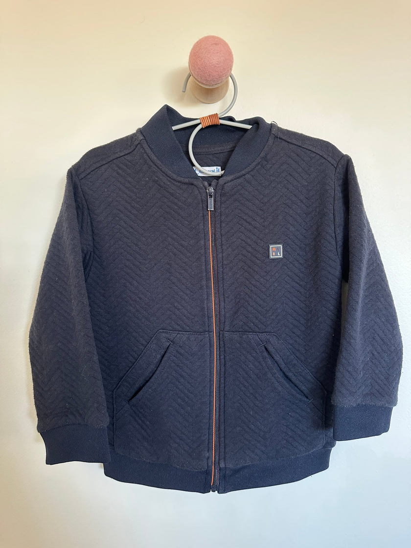 Mayoral Navy Zip Jacket - Laeta Kids