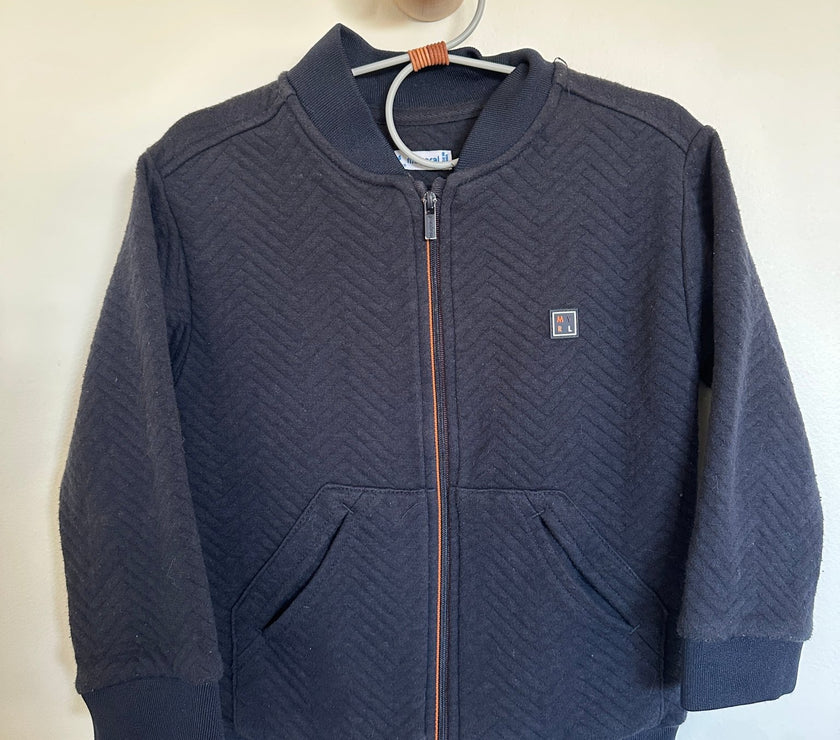 Mayoral Navy Zip Jacket - Laeta Kids