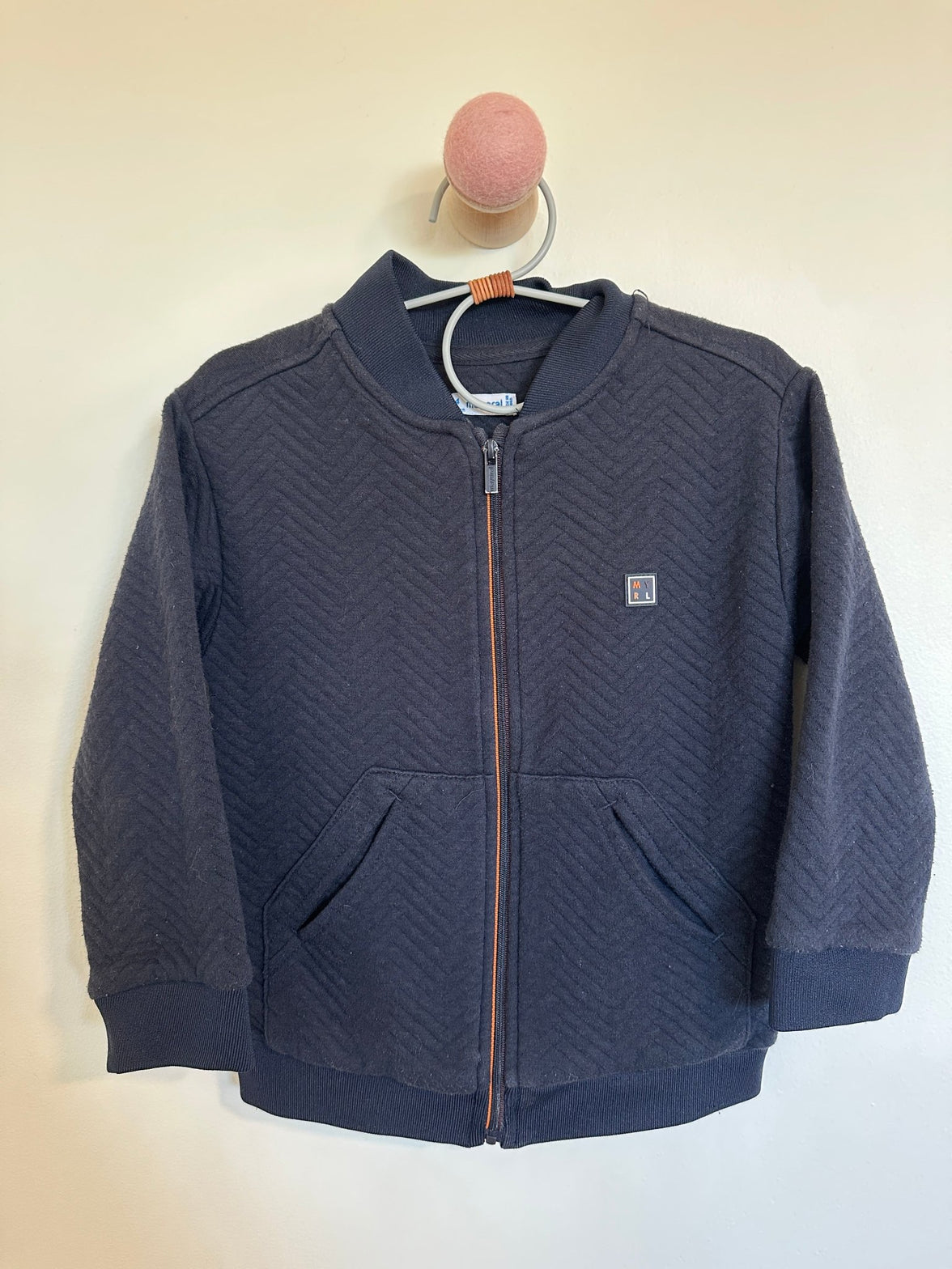 Mayoral Navy Zip Jacket - Laeta Kids