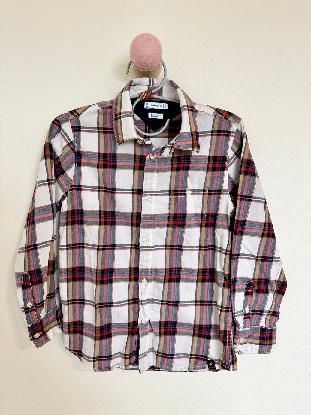 Mayoral Plaid Button Down - Laeta Kids
