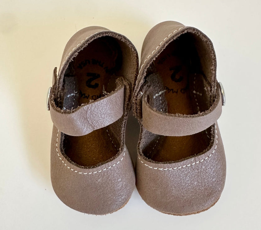 Mon Petit Leather Mary Janes - Laeta Kids