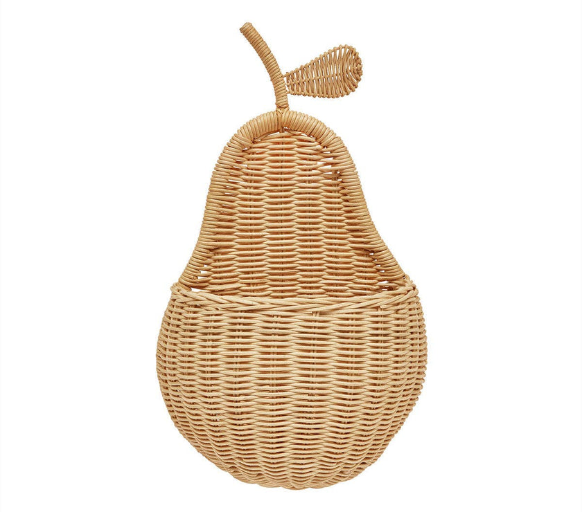 Pear Wall Basket - Laeta Kids