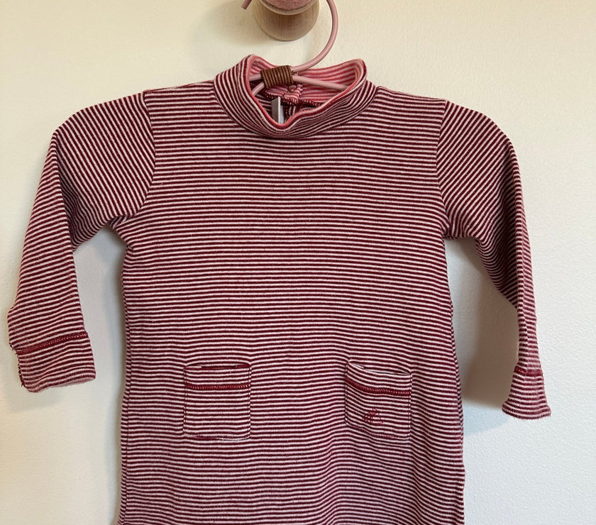 Petit Bateau Striped Turtleneck Sweater - Laeta Kids