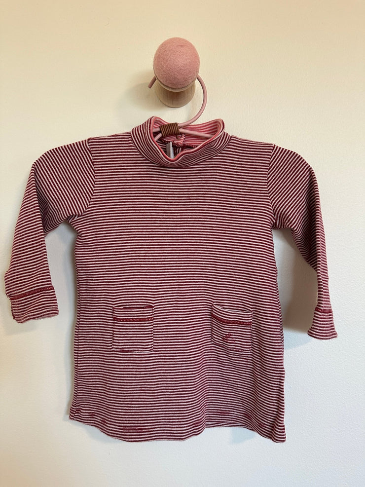 Petit Bateau Striped Turtleneck Sweater - Laeta Kids