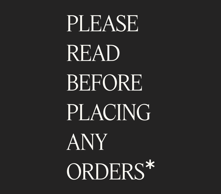 PLEASE READ BEFORE ORDERING - Laeta Kids