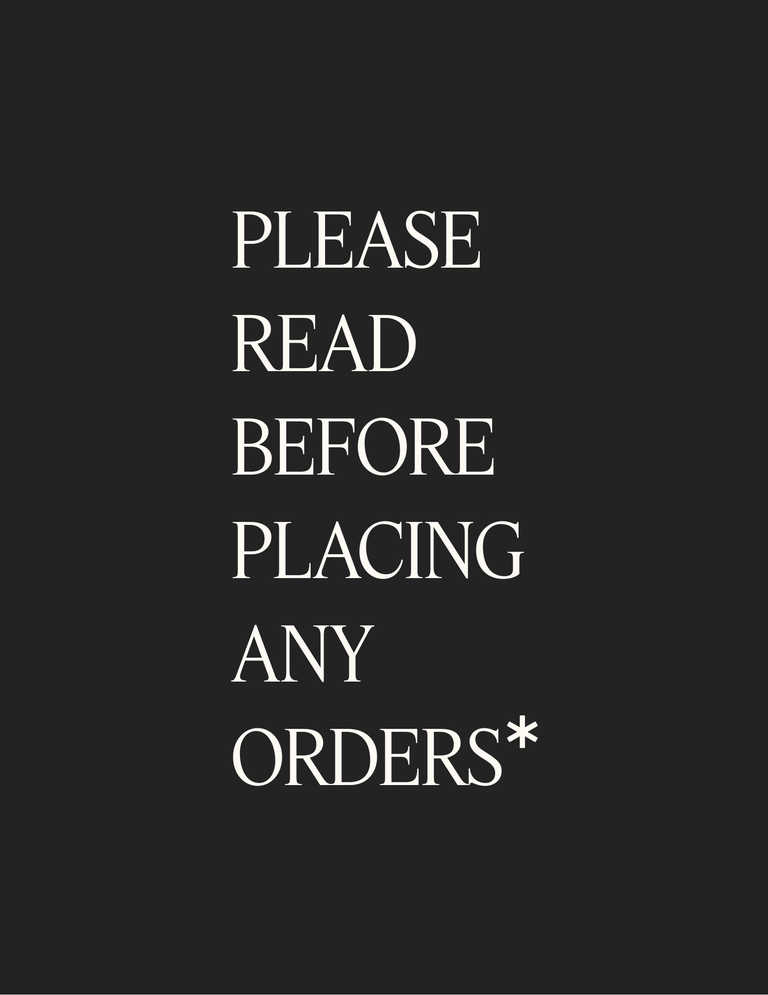 PLEASE READ BEFORE ORDERING - Laeta Kids