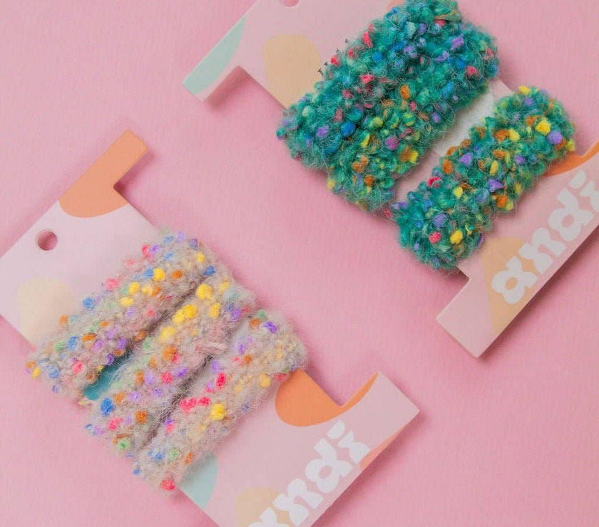 Pom Pom Hair Ties - Choose Your Color! - Laeta Kids