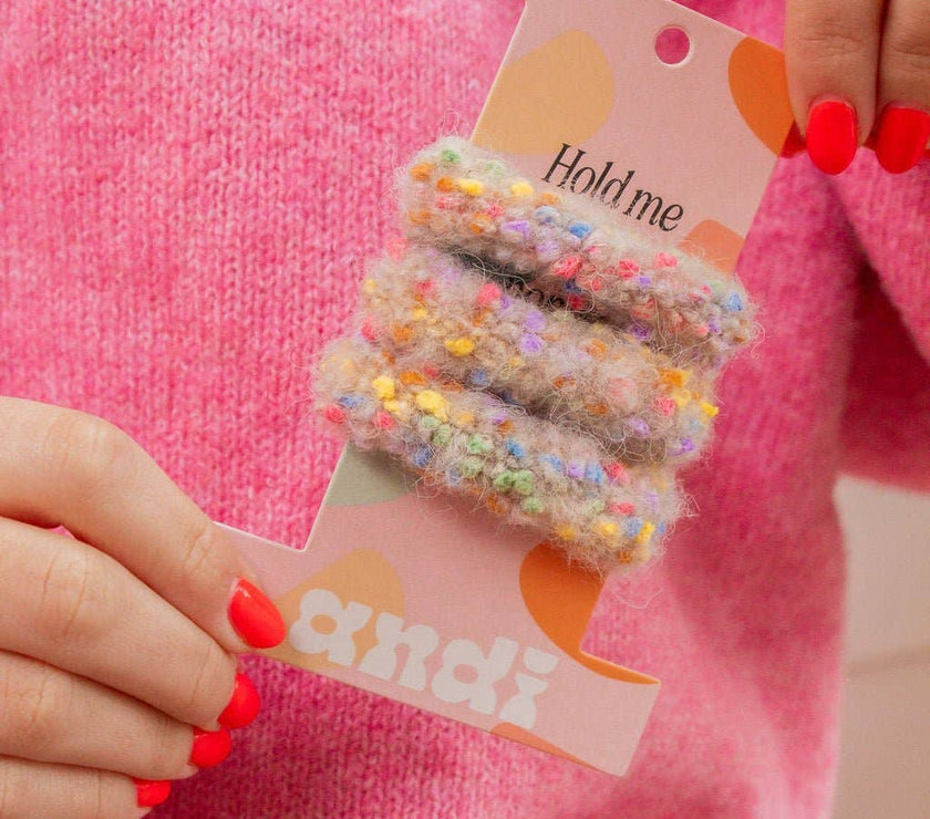 Pom Pom Hair Ties - Choose Your Color! - Laeta Kids