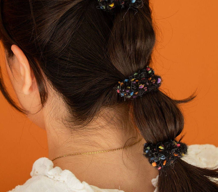 Pom Pom Hair Ties - Choose Your Color! - Laeta Kids