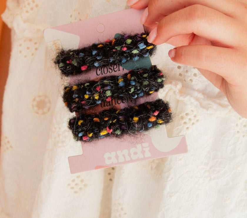 Pom Pom Hair Ties - Choose Your Color! - Laeta Kids