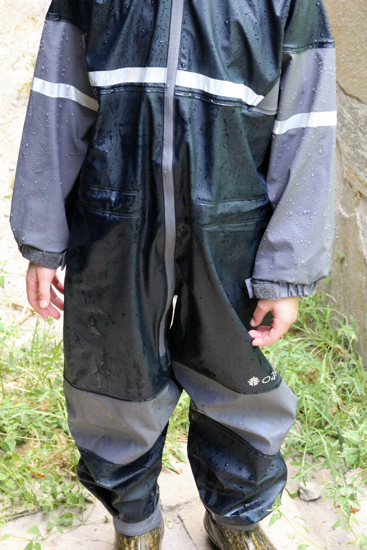 *Preorder* Oaki One - Piece Rain Suit - Navy - Laeta Kids