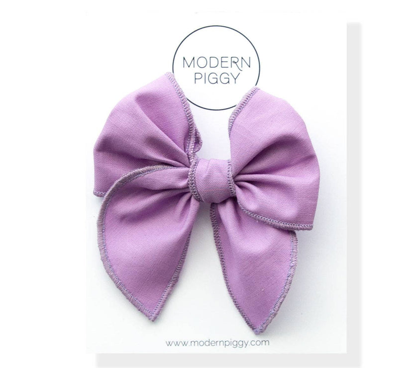 Striking Purple | Petite Party Bow - Laeta Kids