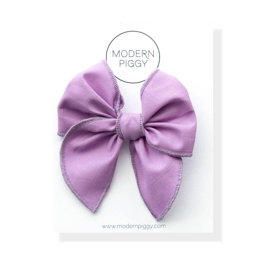 Striking Purple | Petite Party Bow - Laeta Kids